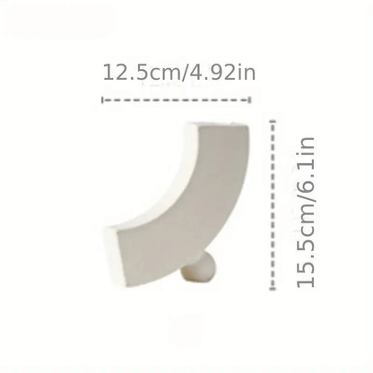 White ceramic designer vase