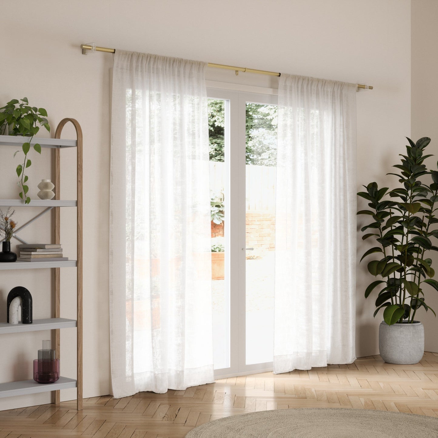 Flute Curtain Rod
