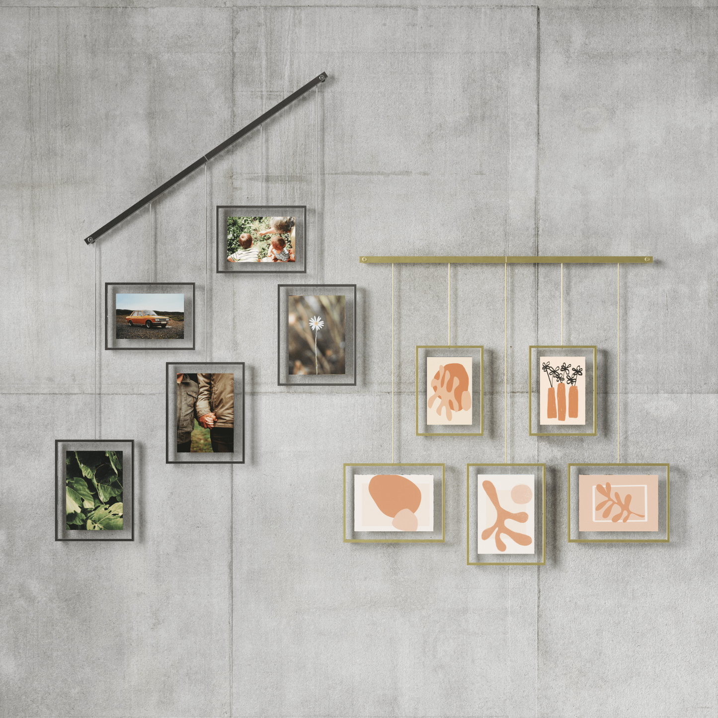 Exhibit Wall Picture Frames, Set of 5