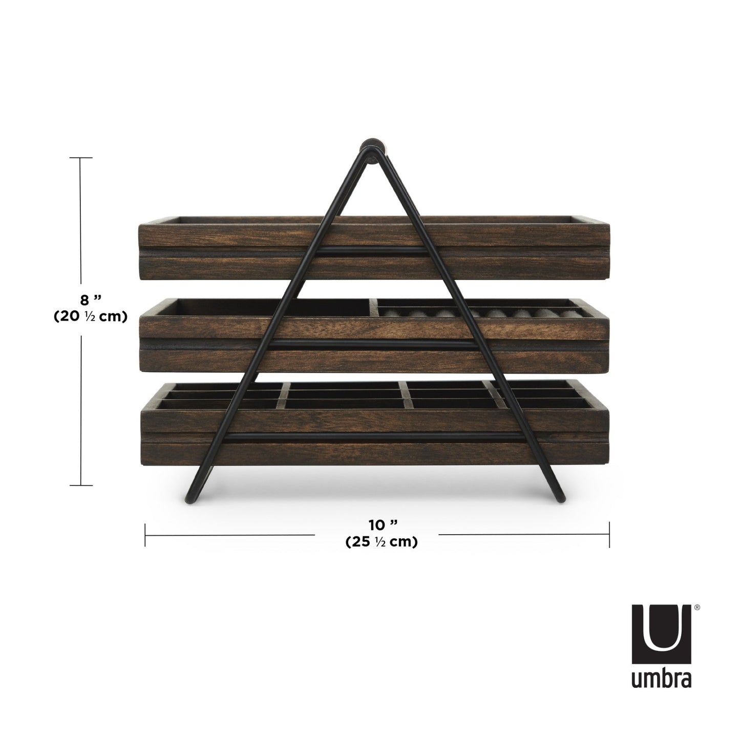 Terrace 3-Tier Jewelry Tray